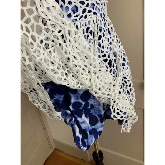 Anthropologie Wolven Dress Sz 6 Lace Overlay - Picture 6 of 12